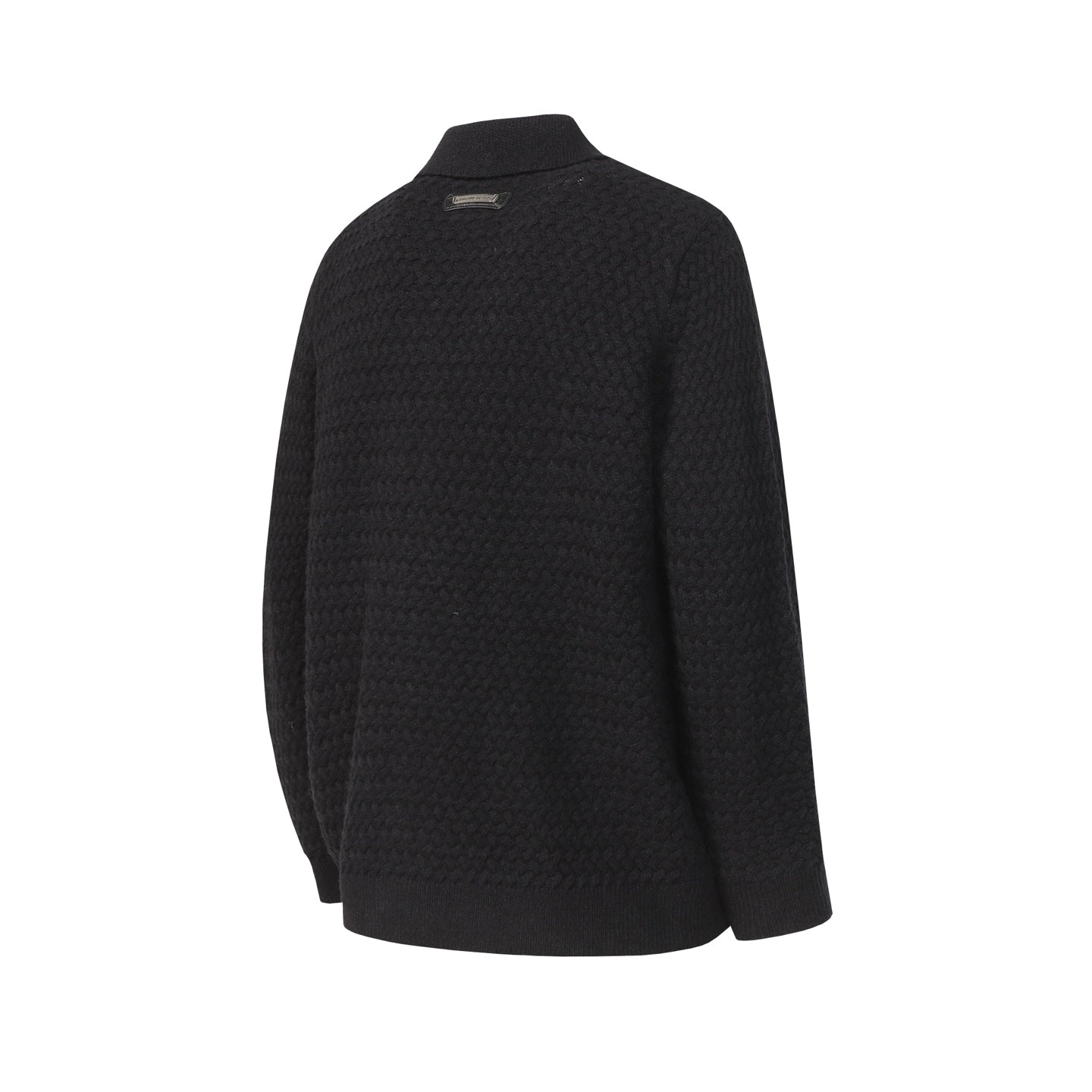 Gothic Cross Knit Cardigan - Black Grey Streetwear Jacket 904